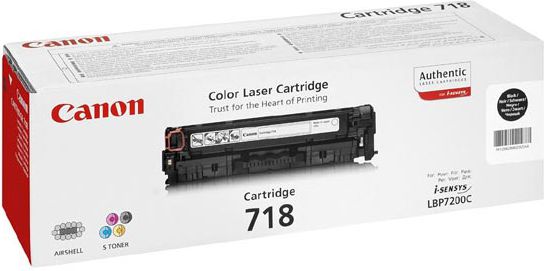 Canon CRG-718 Black Originál  (2662B005)