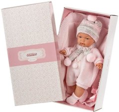 Llorens Bábika Joelle płacząca, z ręcznikiem, 38 cm (38938)