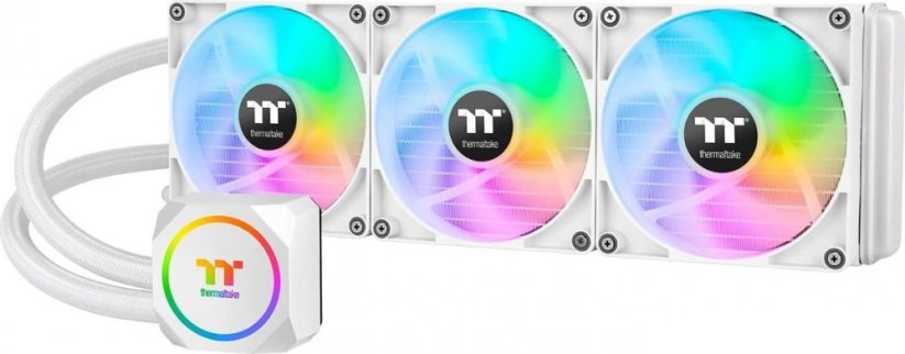 Thermaltake Chłodzenie wodne TH420 ARGB Snow (3x140mm) miedziany blok CPU