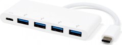 eStuff 1x USB-C  + 4x USB-A 3.0 (ES623007WH)