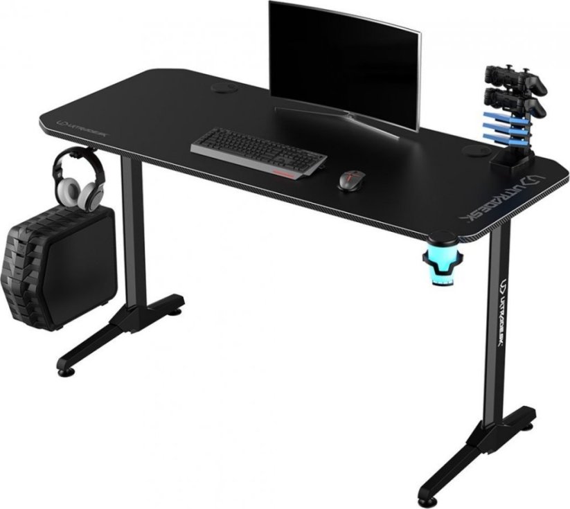 Ultradesk Frag čierne 140 cmx60 cm