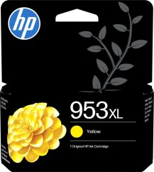 HP 953XL High Yield Yellow Ink Cartridge – F6U18AE – 1600 Pages – 20 ml