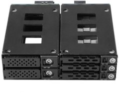 JJ Computer JOUJYE Backplane JJ-N-2937NVMe16 fuer 2x2,5 Zoll NVMe U.2 + 3x2,5 Zoll HDD/SSD SATA3/SAS3 bis 12Gbps MiniSAS HD SFF8643 Anschluss