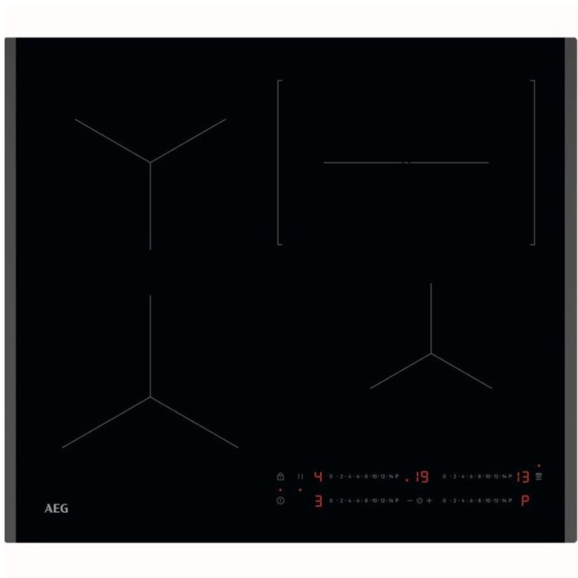 AEG AEG 5000 Series Hob2Hood prokovums 59 cm melna - Iebuvejama indukcijas plits virsma TO64IC0SFB (7333394076003)