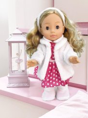 Bambolina BAMBOLINA 33cm Molly walking doll with 3 classic songs, BD1226