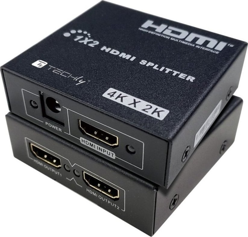 Techly Splitter HDMI 1x2 4K*30Hz Aktywny Rozdzielacz HDMI