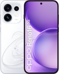 Oppo Reno16 5G 16,1 cm (6.32") Dual SIM Android 16.0 USB Type-C 8 GB 512 GB 6000 mAh Biely (110010237512)