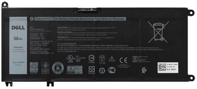 Dell Battery, 56WHR, 4 Cell,