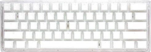 Ducky One 3 Aura White Mini Gaming Tastatur, RGB LED - MX-Blue (US)