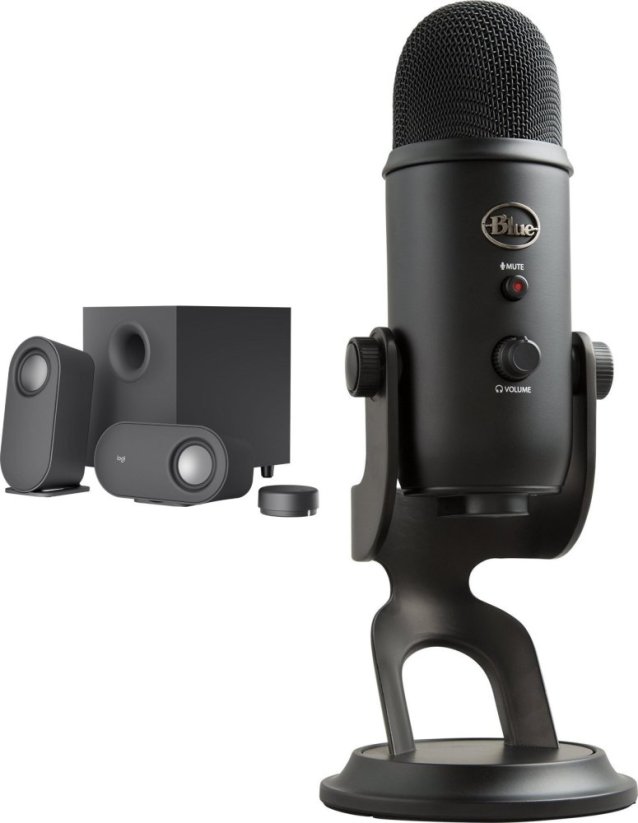Logitech Z407 (980-001348) + Yeti USB Blackout (988-000229)