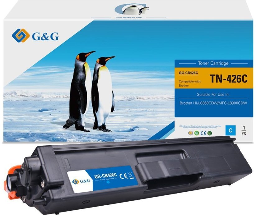 G&G G&G 14749 kaseta z tonerem 1 ks Náhradný Cyjan