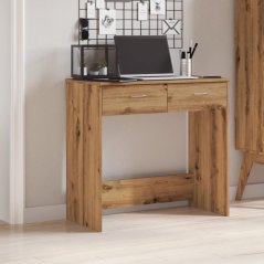 vidaXL Biurko, dub artisan, 80x40x75 cm, materiał drevopochodny