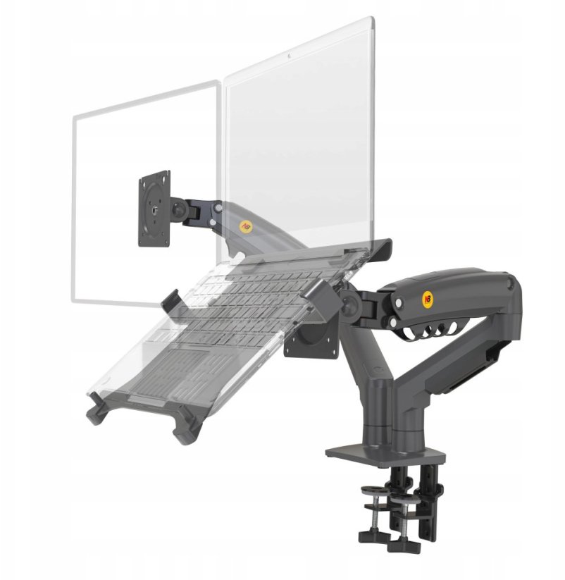 North Bayou Uchwyt biurkowy na monitor 10" - 27" i laptopa (H160-FP)