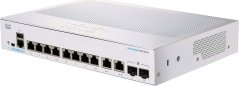 Cisco Cisco switch CBS350-8S-E-2G-EU, 8xGbE SFP, 2xGbE RJ45/SFP (CBS3508SE2GEURF)