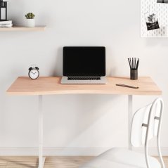 vidaXL Brokov do biurka, 110x(50-55)x2,5 cm, lite drevo bukowe