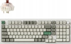 Keychron Keychron Q5 Max QMK/VIA Wireless Custom Mechanical Keyboard Fully Assembled Knob / Shell White / Gateron Jupiter Brown