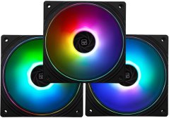 Thermalright Thermalright TL-S12-S X3 PWM ARGB Juodas 3vnt. (120mm) (Juodi) Ventiliatoriai