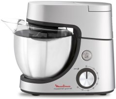 Moulinex Moulinex QA519D Kuchynský robot 1100 W 4,6 l strieborný Wbudowane wagi