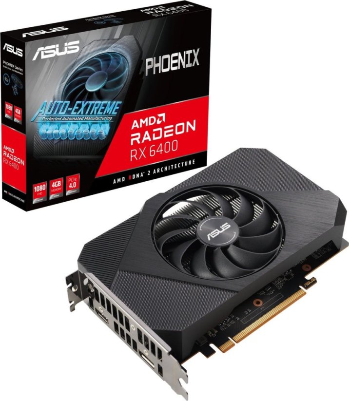Asus Radeon RX 6400 Phoenix 4GB GDDR6 (PH-RX6400-4G)