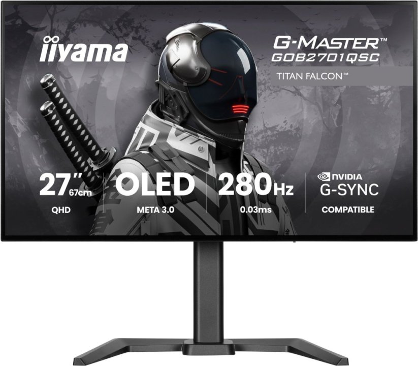 iiyama G-Master GOB2701QSC-B1 Titan Falcon Tandem OLED