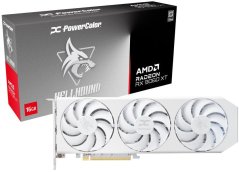 POWERCOLOR Hellhound Spectral White Radeon RX 9060 XT 16GB GDDR6 (RX9060XT 16G-L/OC/WHITE)