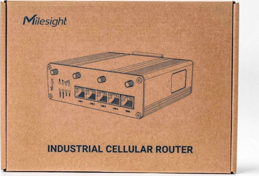 MILESIGHT Milesight UR35 Przemysłowy Router LTE z  Wi-Fi PoE i GPS  5* 10/100Mbps (1 * WAN + 4 * LAN) Wzmocniona Aluminiowa Obudowa Dual Sim 2* RS485 DI DO  TCP UDP Modbus MQTT