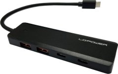 LC-Power LC-HUB-U3-4-C 2xUSBA 1XUSB-C Black retail