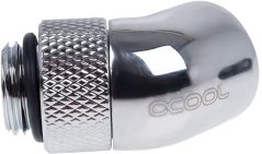 Alphacool Złączka kątowa 45°, obrotowa, 1/4", chróm (17247)
