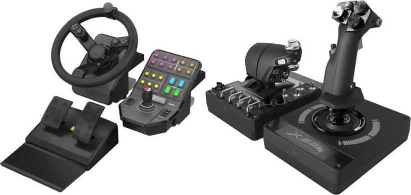Logitech G Saitek Farm Sim Controller (945-000062) + G X56 Hotas (945-000059)