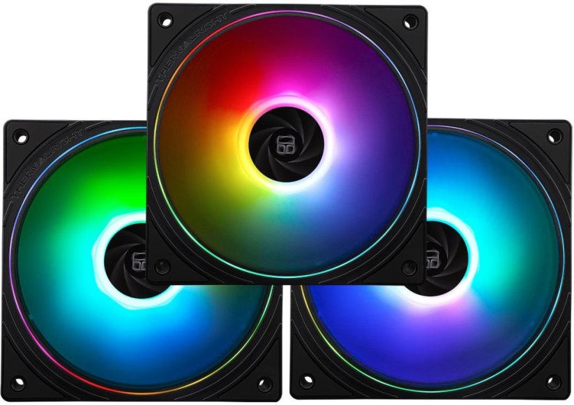Thermalright Thermalright TL-S12-S X3 PWM ARGB Juodas 3vnt. (120mm) (Juodi) Ventiliatoriai