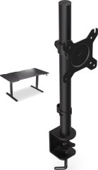 Endorfy Biurko Endorfy Atlas L Czarne 150 cmx78 cm + Uchwyt na monitor Atlas Single