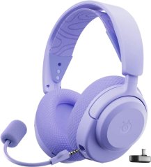 SteelSeries Arctis Nova 3P Sada słuchawkowy Bezprzewodowy Opaska na głowę Gaming USB Type-C Bluetooth Lawenda (61778)