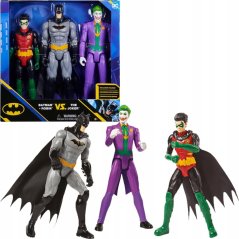 Spin Master Spin Master Batman 30cm Figure Set of Batman (Rebirth), Robin and Joker, play figure