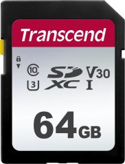 Transcend 300S SDXC 64 GB Class 10 UHS-I/U3 (TS64GSDC300S)