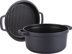 Maestro Hrniec Z PATELNIĄ GRILLOWĄ 4.5L 26cm MAESTRO MR-4126
