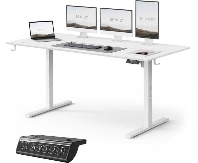 SENSE7 NOJO LIGHT Białe 160 cm x 80 cm