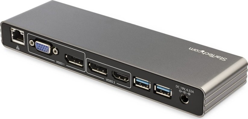 StarTech Dual 4K Dock Thunderbolt 3 (TB3DK2DHVUE)