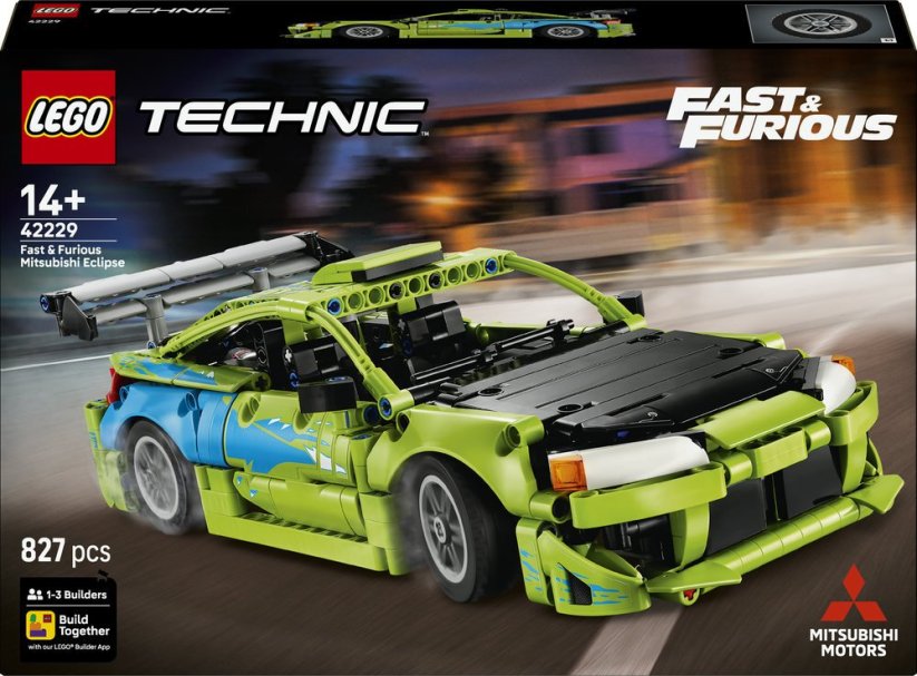 LEGO Technic Samochód Fast and Furious Mitsubishi Eclipse (42229)