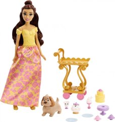 Mattel Bábika Disney Princess Bella i w?zek z podwieczorkiem