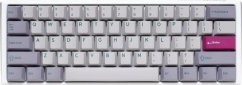 Ducky One 3 Mist Grey Mini Gaming Keyboard, RGB LED - MX-Speed-Silver (US)