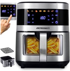Berdsen Frytkownica beztłuszczowa Air fryer Berdsen BD-656 strieborná
