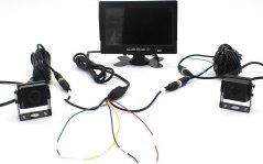 Nvox Monitor samochodowy  lcd 7cali ahd z funkcją rejestratora 12v 24v