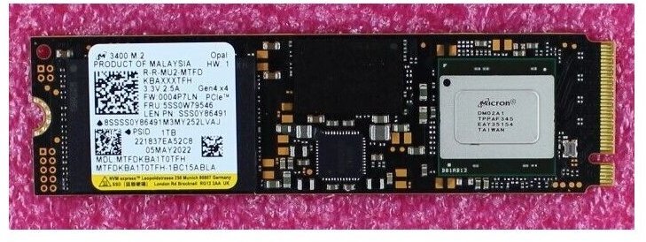 Lenovo M.2 PCIE NVME SSD (5SD1U51549)