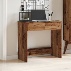 vidaXL Biurko, stare drevo, 80x40x75 cm, materiał drevopochodny