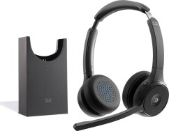 Cisco Cisco Headset 722 - Headset - On-Ear - Bluetooth - kabellos - Carbon Black - mit Ladestation - Cisco Webex Certified
