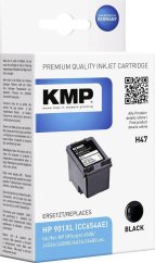 KMP KMP H47 ink cartridge black comp. to HP CC 654 AE No. 901XL - 1711,4541
