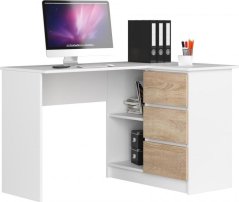 Fabryka Mebli Akord B16 dub Sonoma i biel 124 cm x 85 cm