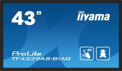 iiyama IIYAMA 108cm  (43") TF4339AS-B1AG 16:9 M-Touch 2xHDMI+DP+USB