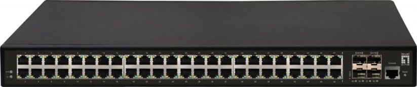 LevelOne LevelOne Switch 48x GE GTL-5291      4xGSFP+19"