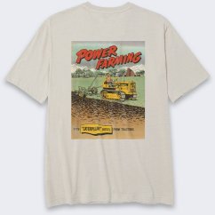 Clarins Tričko Caterpillar Power Farming GREY